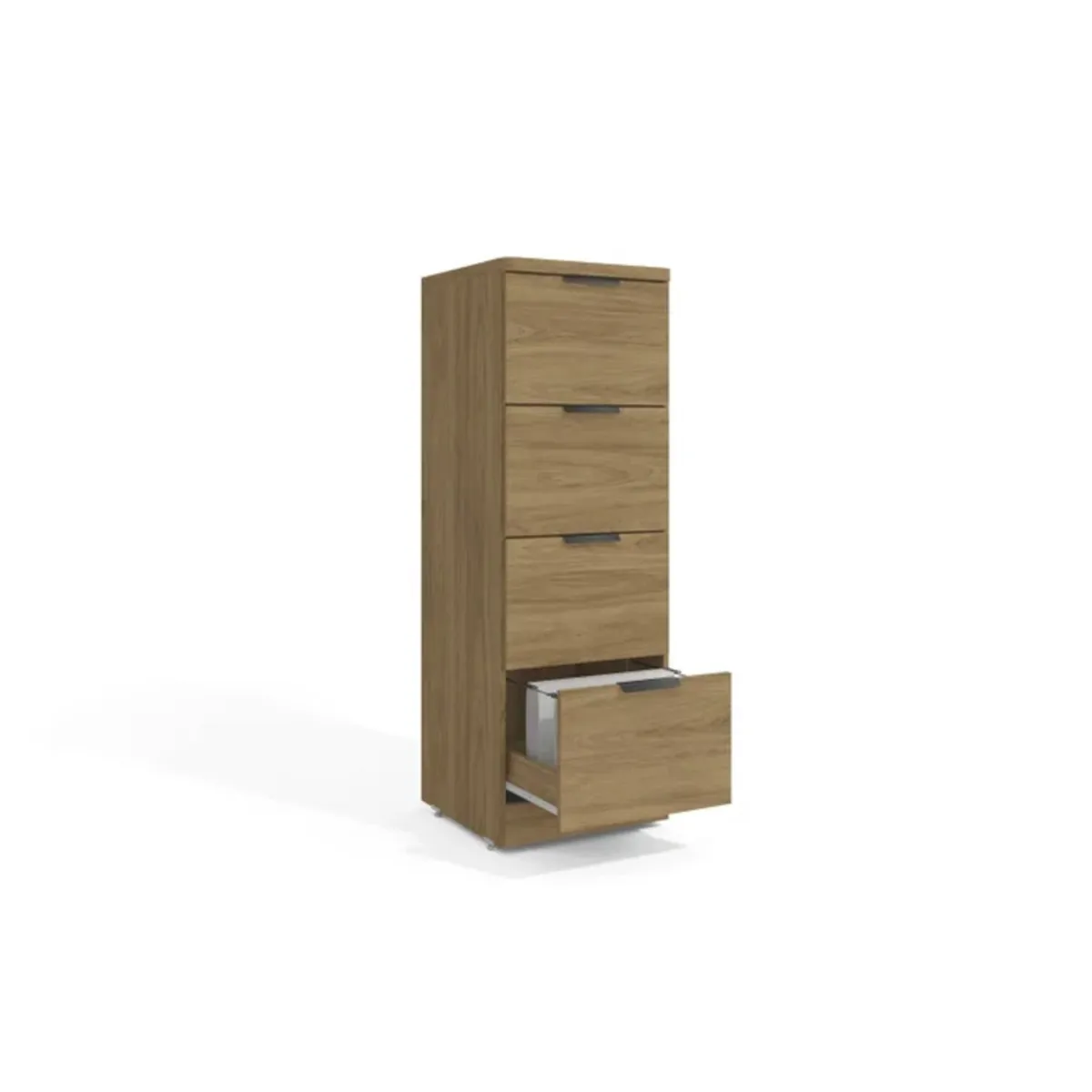 R&R MUEBLES - Cajonera Archivero Saki Marrón R&R MUEBLES