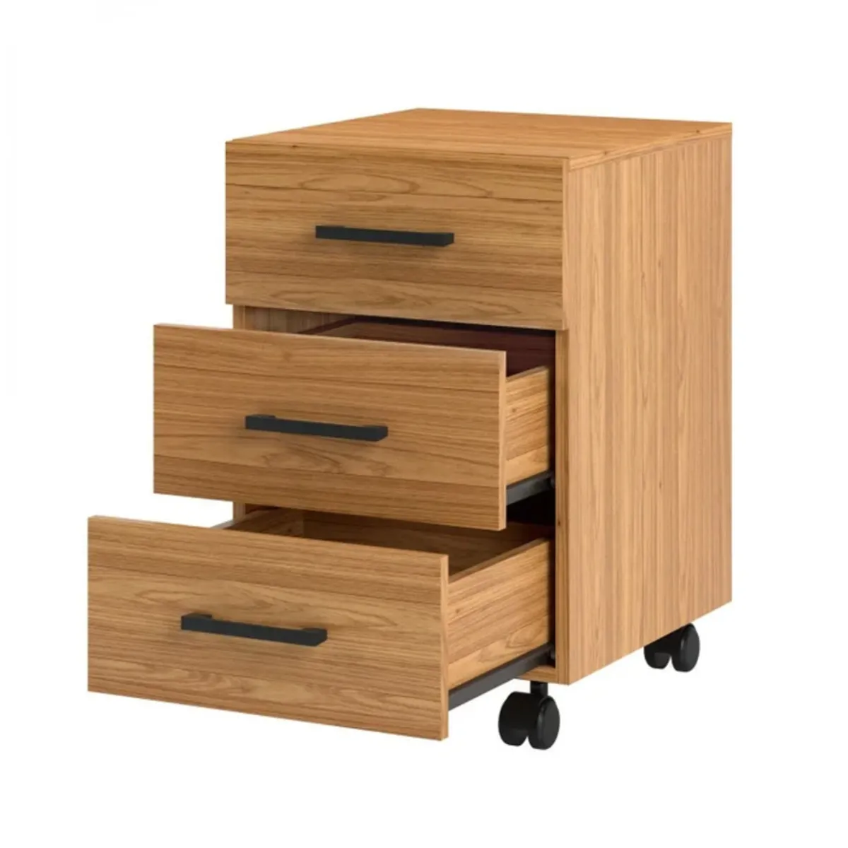 R&R MUEBLES - Cajonera Archivero Asamura Marrón R&R MUEBLES