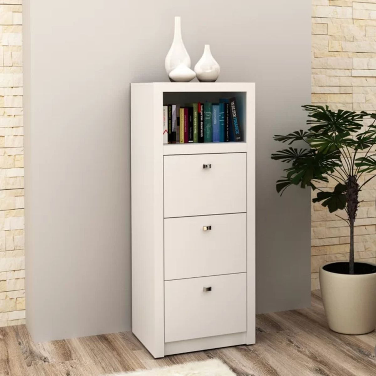 GENERICO - Cajonera Archivero Shiori Blanco R&R MUEBLES