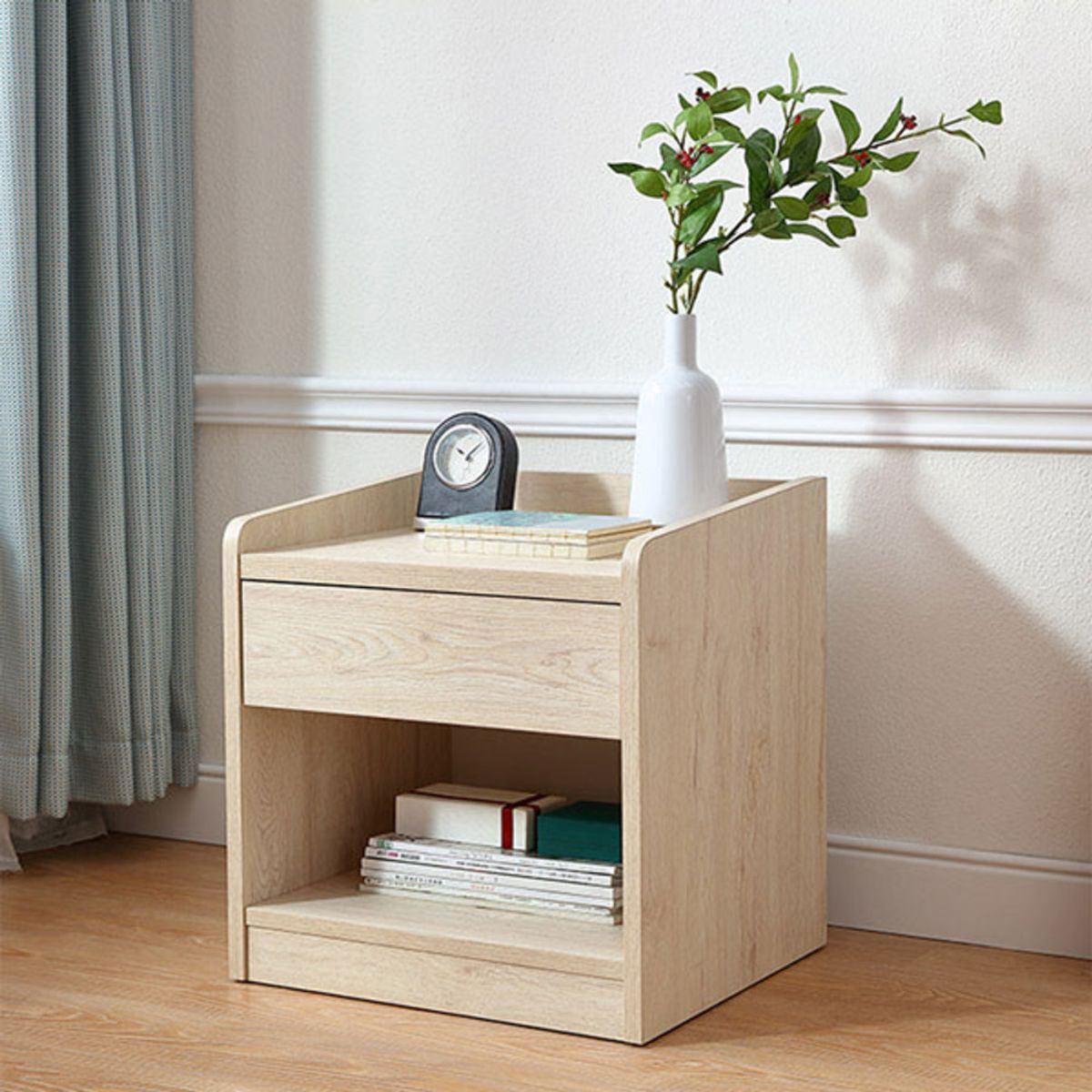 GENERICO - Velador Moderno Sophia 1 Cajón R&R Muebles