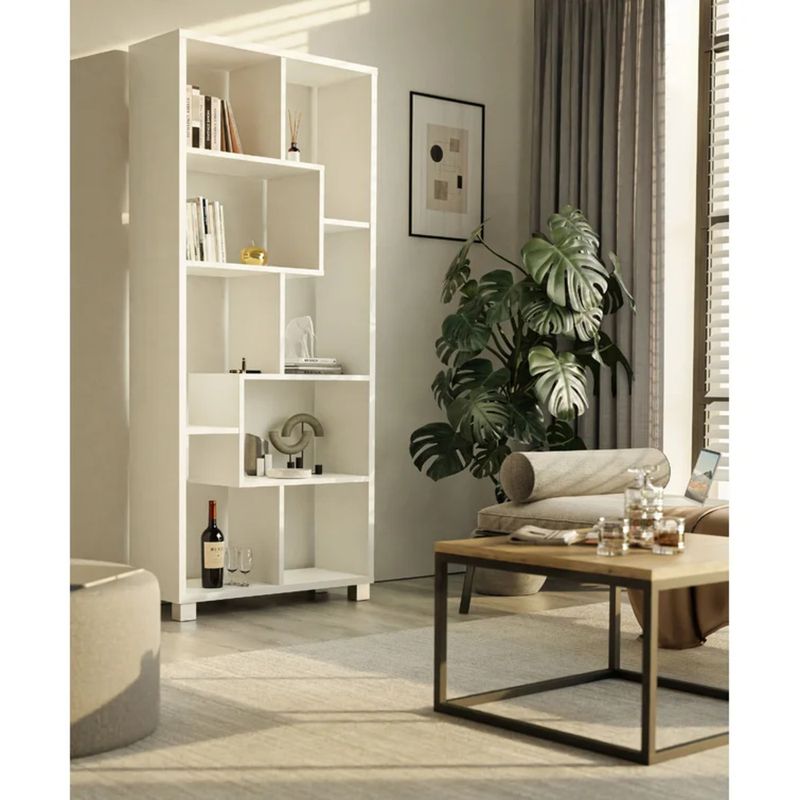 GENERICO - Estante Moderno Nukumizo Blanco R&R MUEBLES