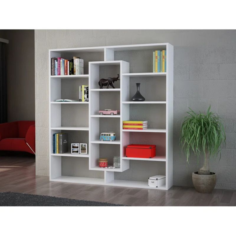 GENERICO - Estante Moderno Komari Blanco R&R MUEBLES