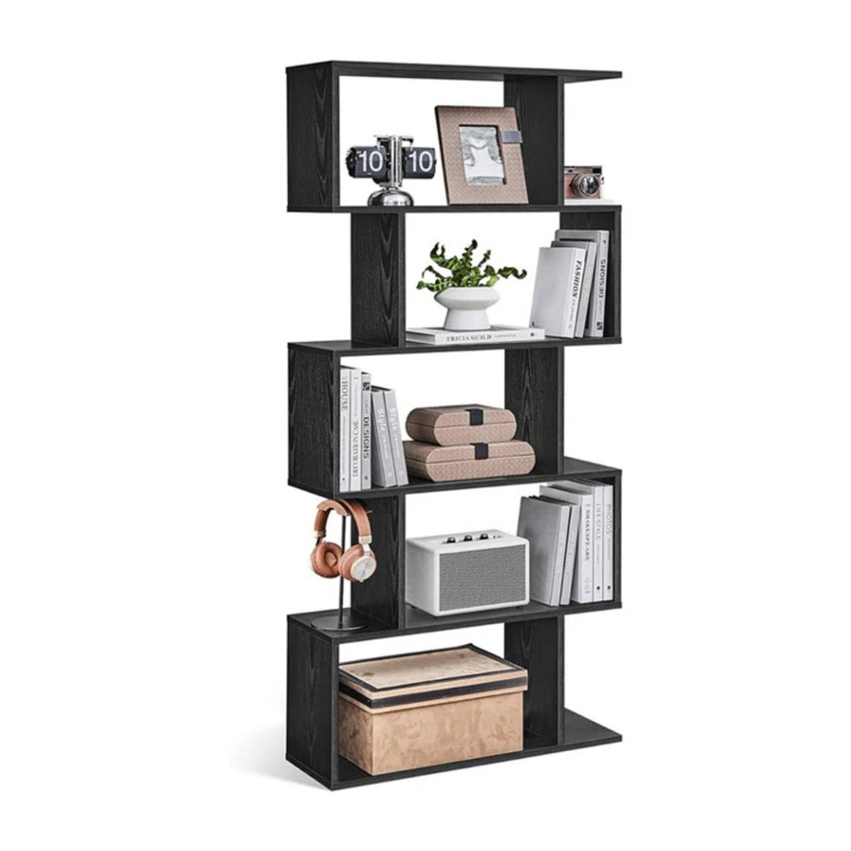 GENERICO - Estante Moderno Tokiyuki Negro R&R MUEBLES