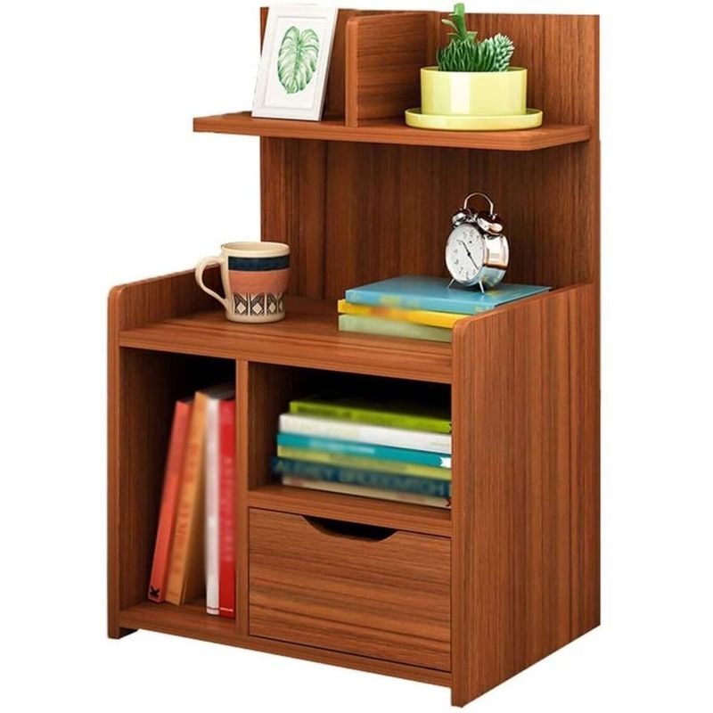 GENERICO - Velador Moderno Gianfranco Marron R&R MUEBLES