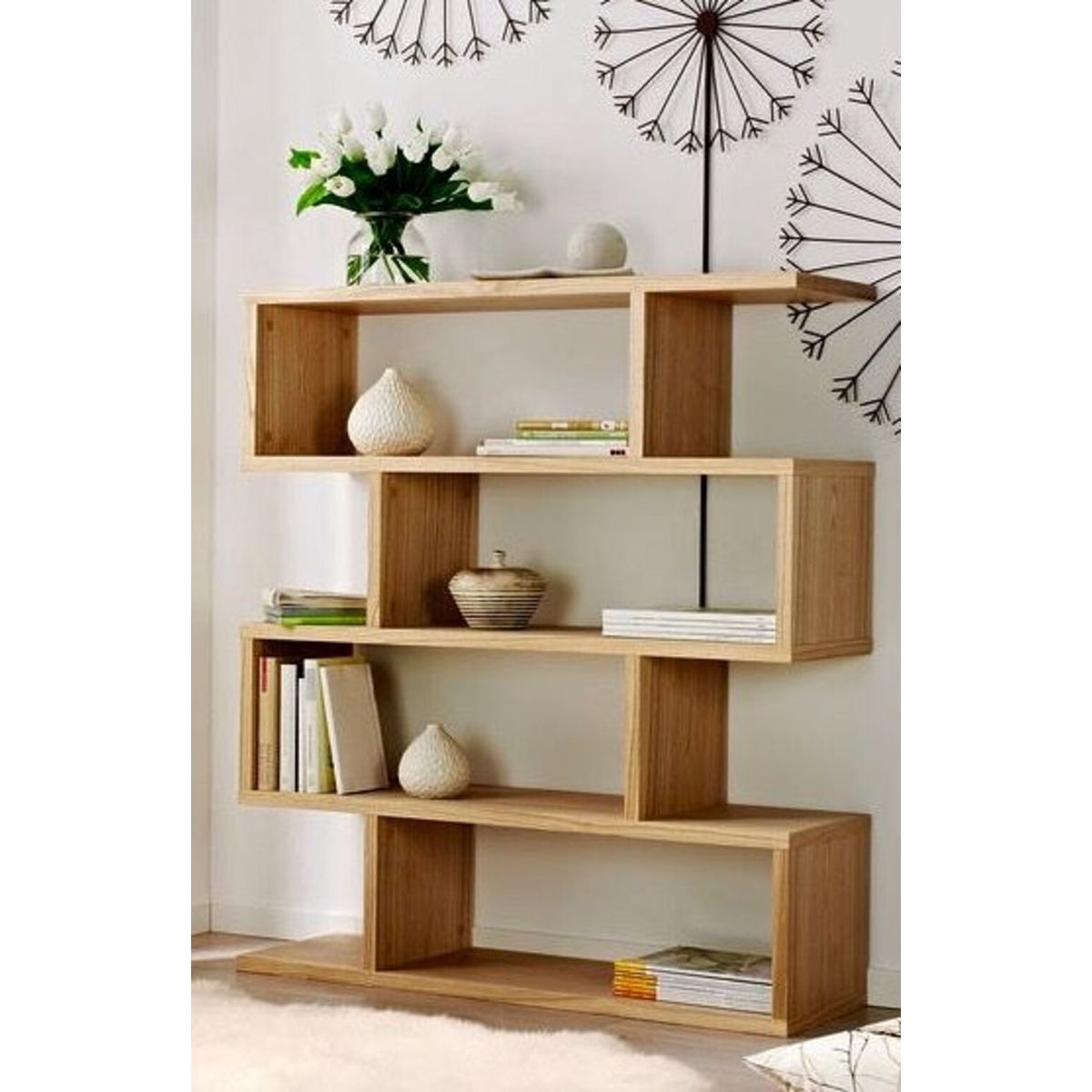 GENERICO - Estante Biblioteca Moderno Tipo Rectangular R&R MUEBLES