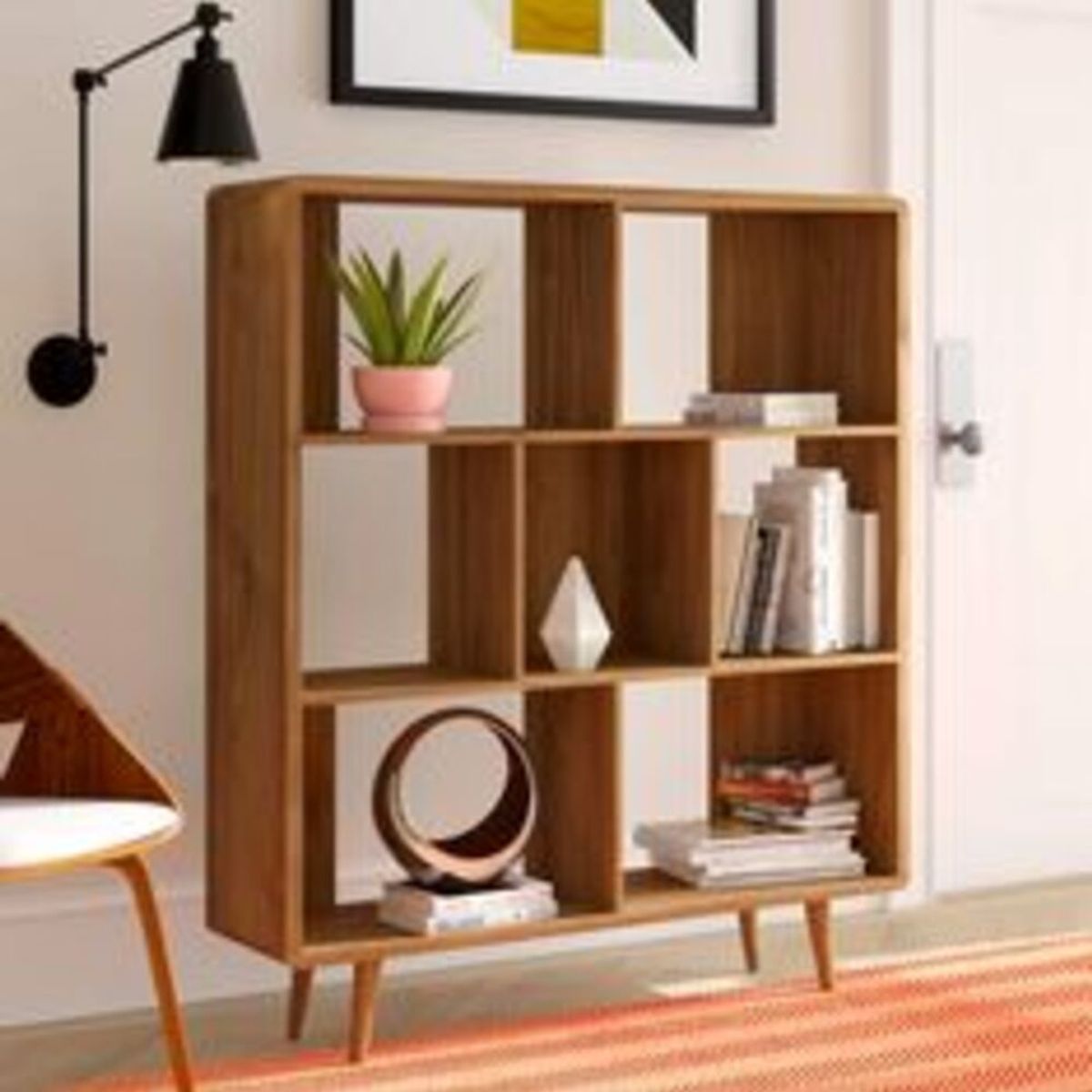 GENERICO - Estante Moderno Jimena Marrón R&R MUEBLES