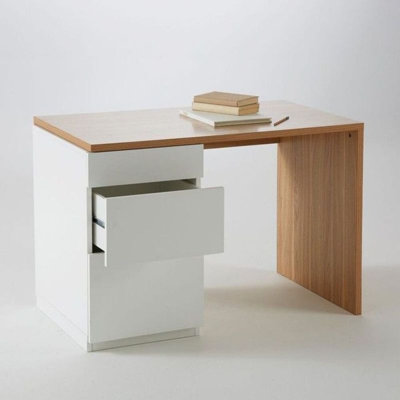 GENERICO - Escritorio Minimalista Hero Blanco R&R Muebles