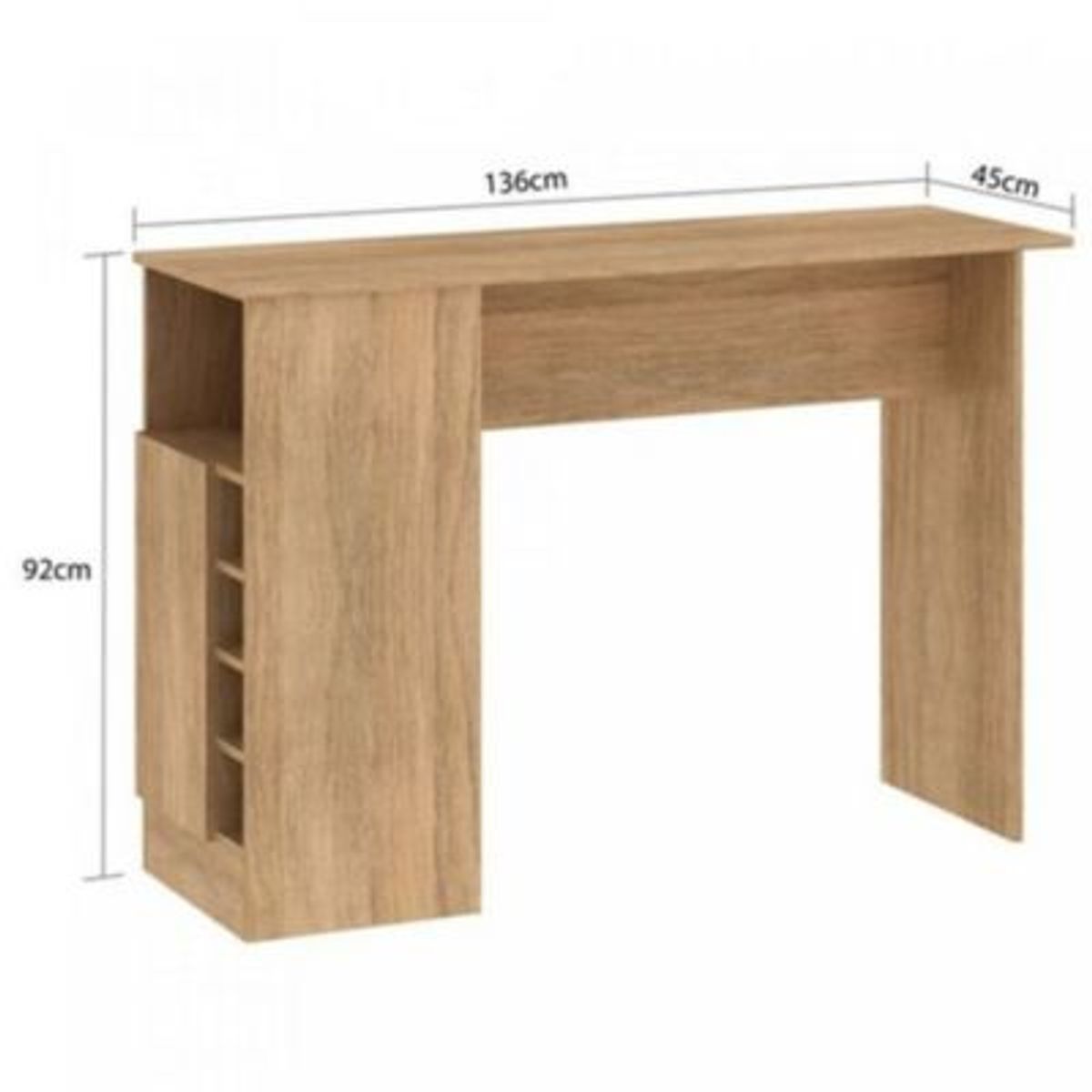 GENERICO - Mesa Barra Desayunador Moderna Camila  color Duna R&R Muebles