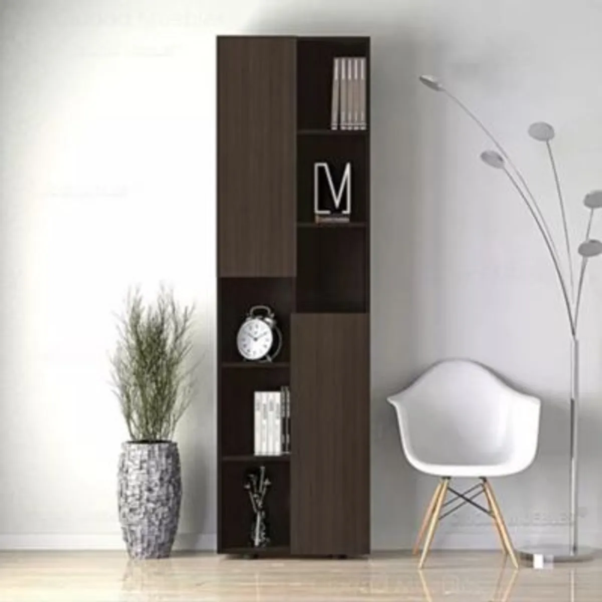 GENERICO - Estante Moderno Daniel Marrón R&R MUEBLES