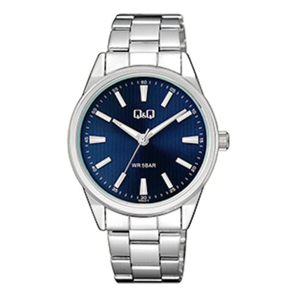 Q&Q - Reloj Q&q Acero Inoxidable Esfera Azul Qz94j212y