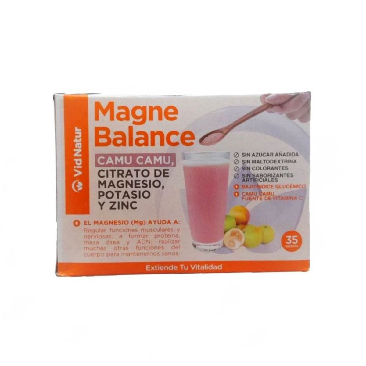 VID NATUR - Magne Balance con Camu Camu x 35 sobres - Vid Natur