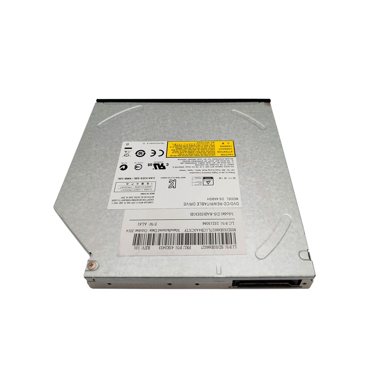 LENOVO - LECTOR GRABADORA DVD LENOVO DS-8ABSH30B, PARA M71Z P/N: DS-8ABSH30B