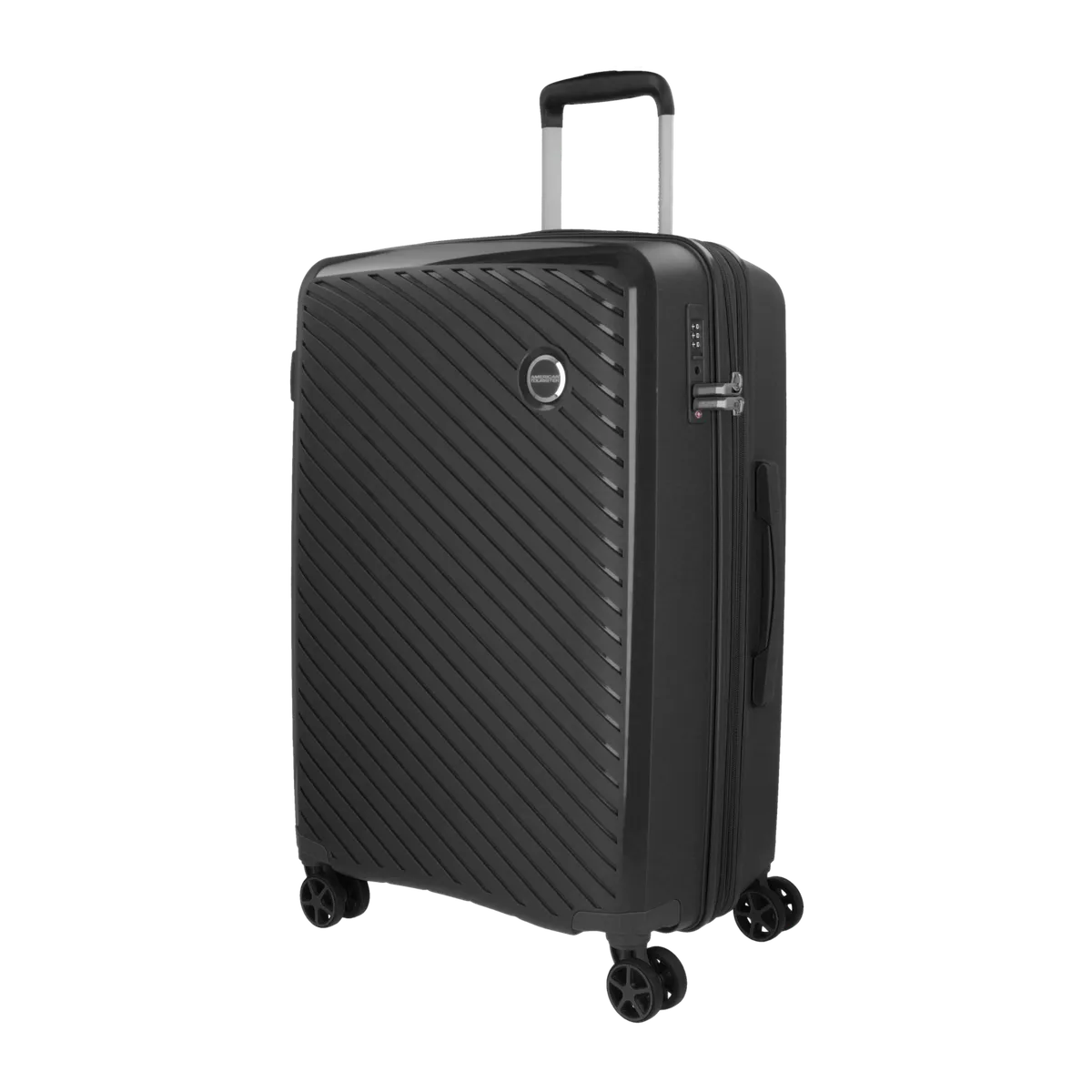 AMERICAN TOURISTER - Maleta Rígida Zanzibar Grande Pop Black