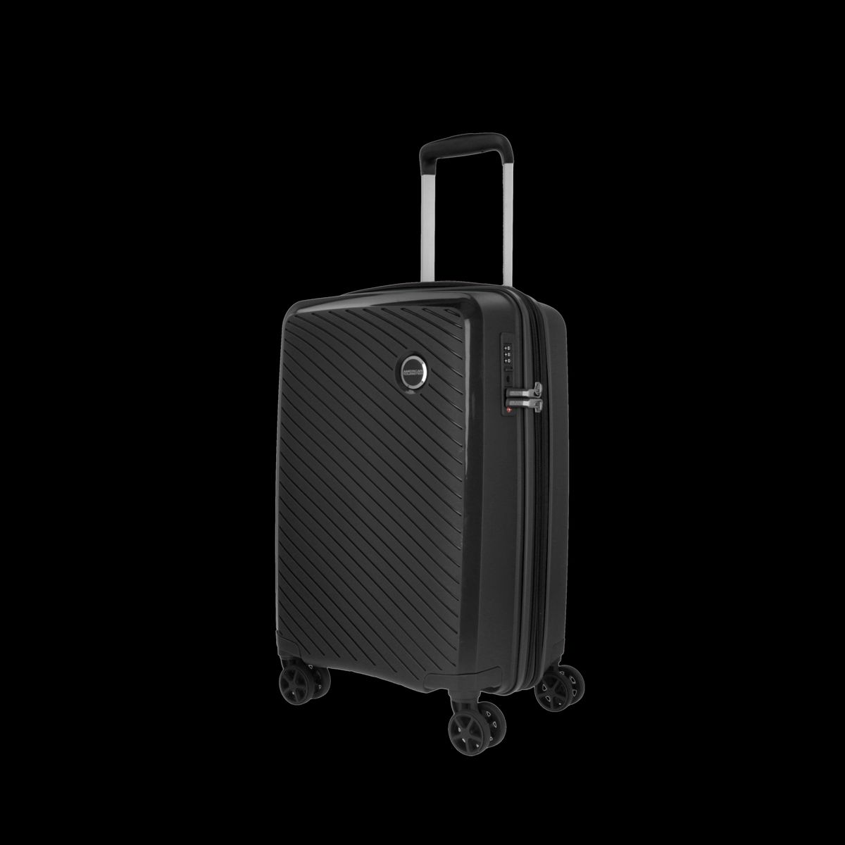 AMERICAN TOURISTER - Maleta Rígida Zanzibar Cabina Pop Black