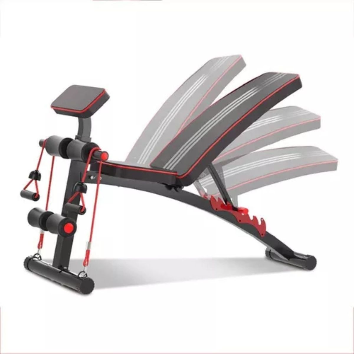 URBAN FIT - Banca Multifuncional  con ligas y porta discos