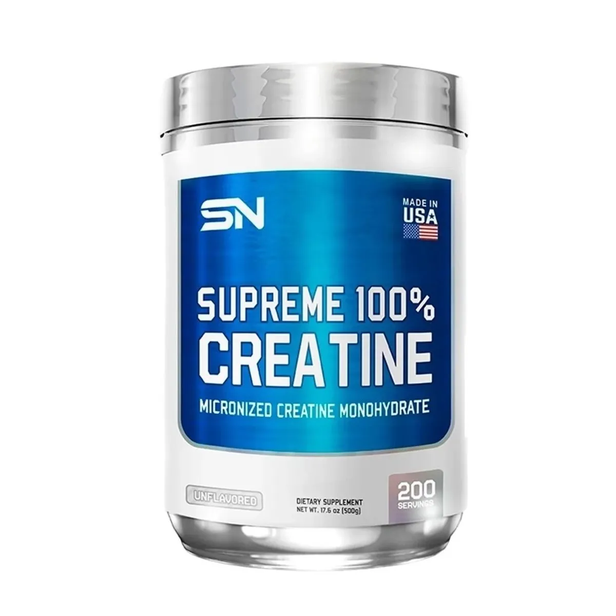 SUPREME NUTRITION - AMINOÁCIDO CREATINA MONOHIDRATADA 500GR SUPREME NUTRITION