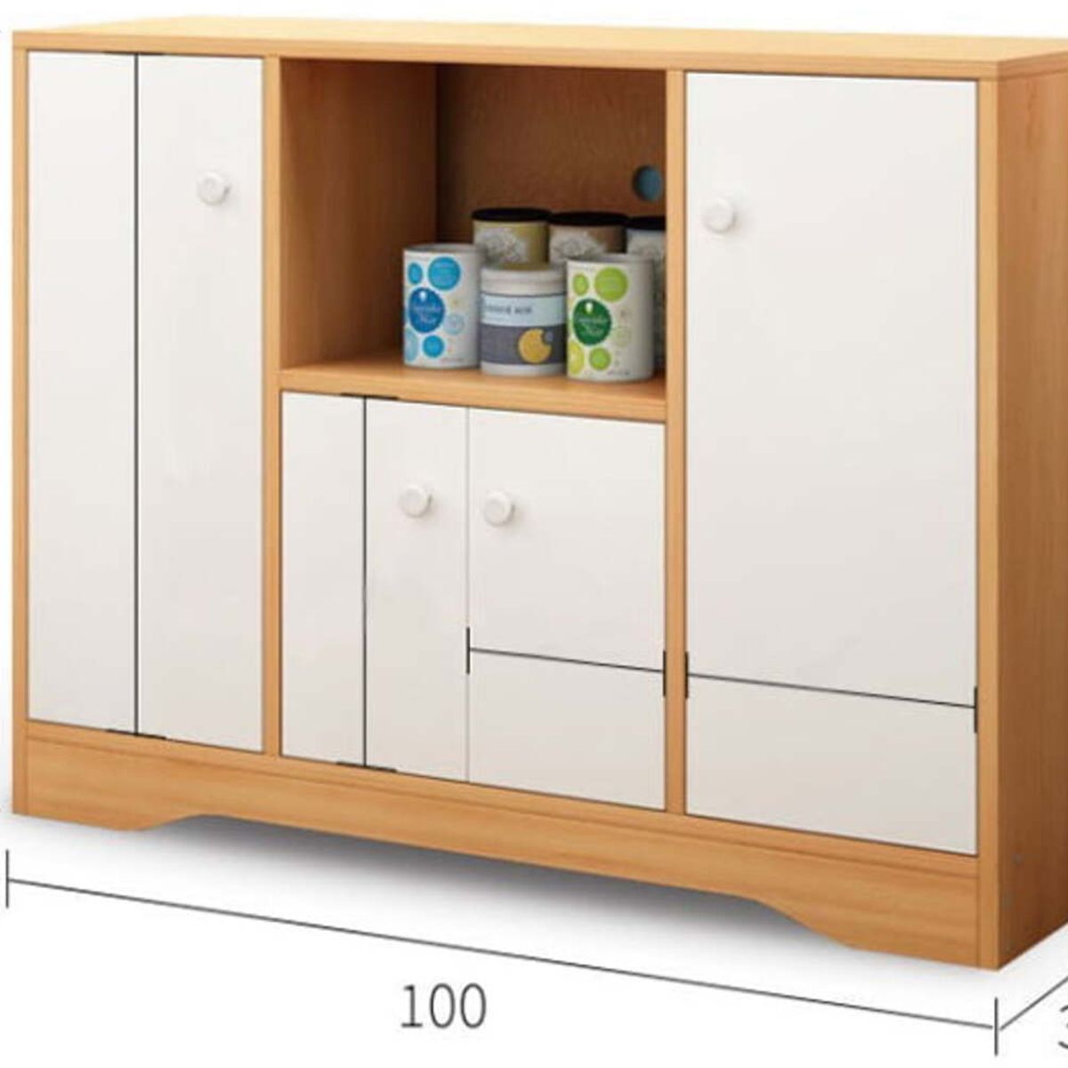 GENERICO - Mueble Organizador Para Cocina Diana R&R Muebles