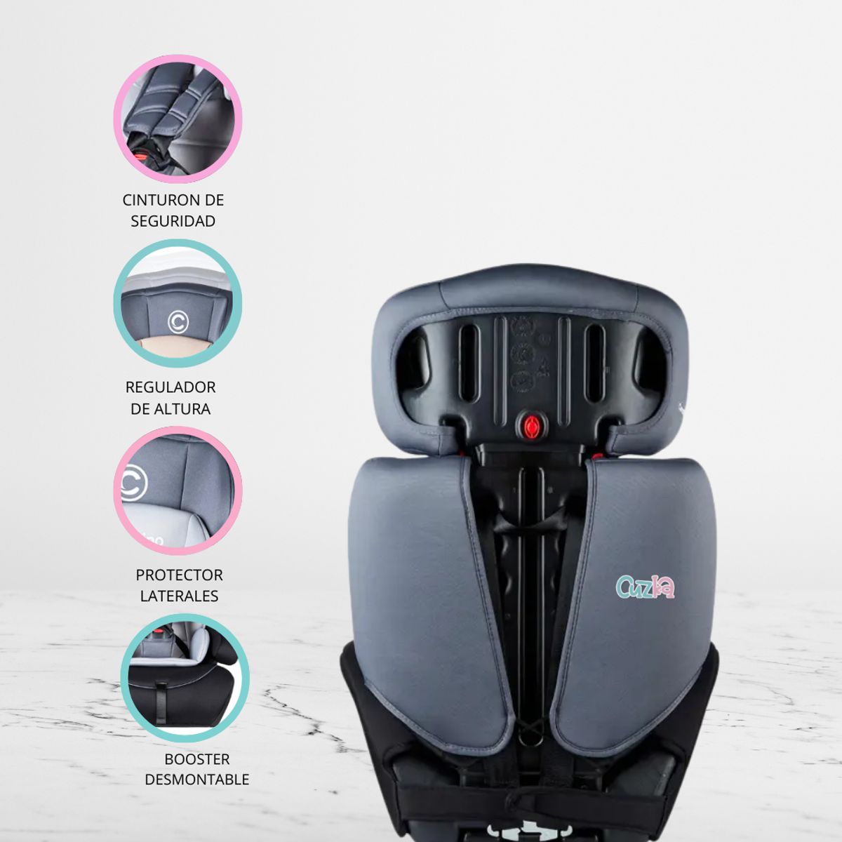 CARESTINO - Silla de Auto para Bebé »VERONA» Gray