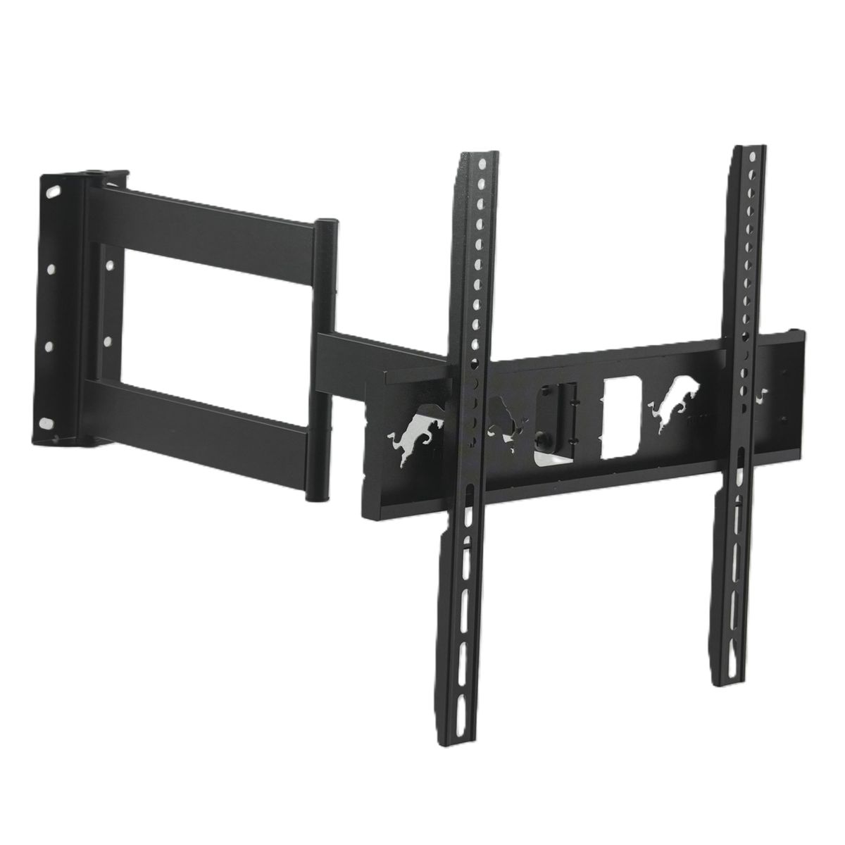 GENERICO - RACK TV TORITO 2 BRAZOS XL 70CM DE 32 a 65 " / NEGRO