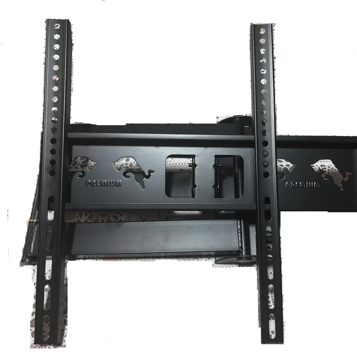 GENERICO - RACK TV TORITO 2 BRAZOS XL 70CM DE 32 a 65 " / NEGRO