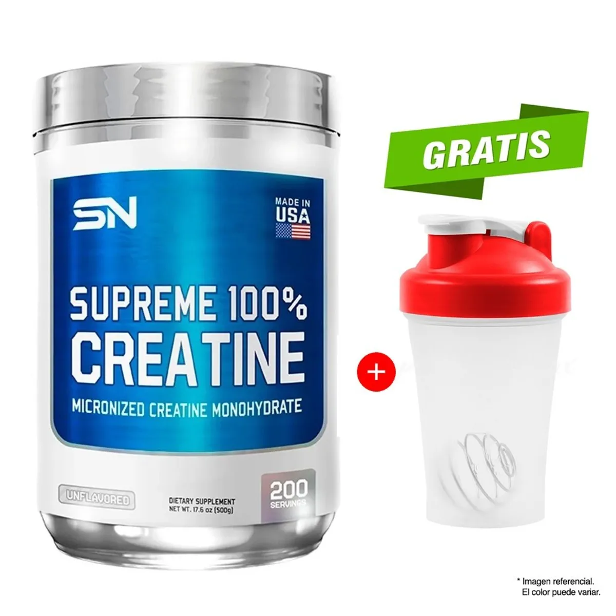 SUPREME NUTRITION - CREATINA 500 G SUPREME NUTRITION MICRONIZED CREATINE