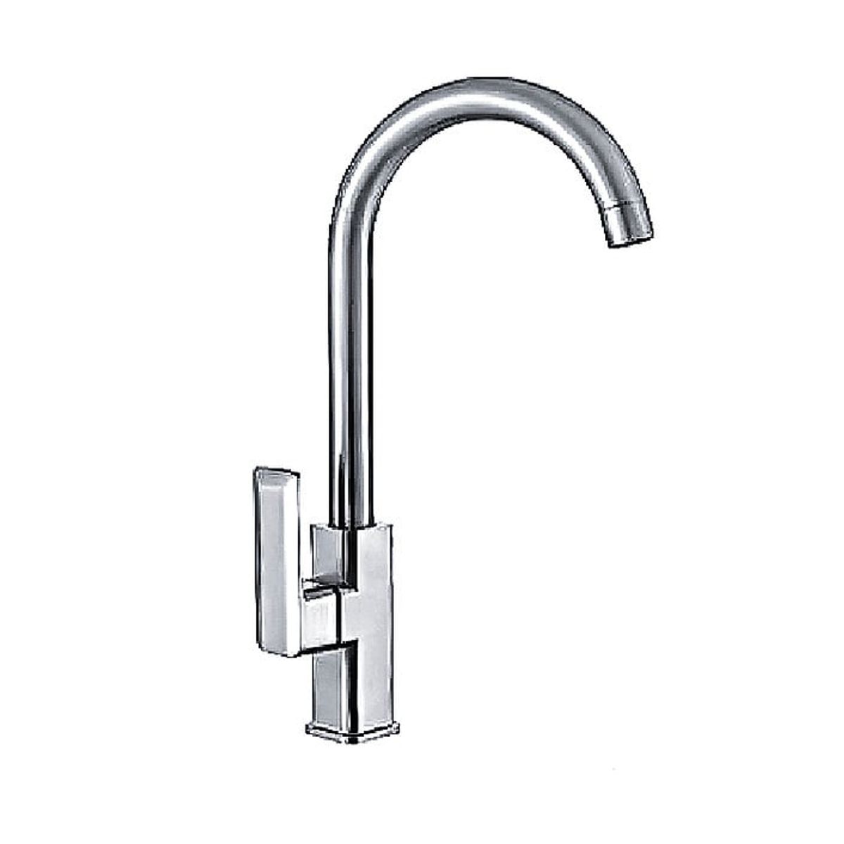 XM - Llave Ganso Para Cocina en Bronce Cromado