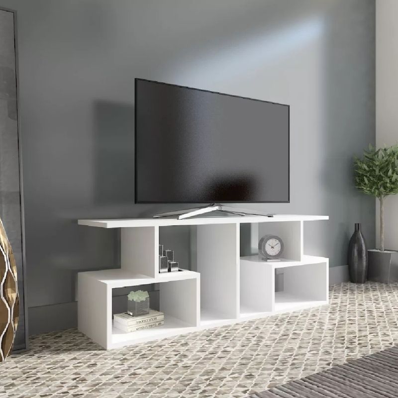 NACION MUEBLES - CENTRO DE ENTRETENIMIENTO AURORA COLOR BLANCO NM