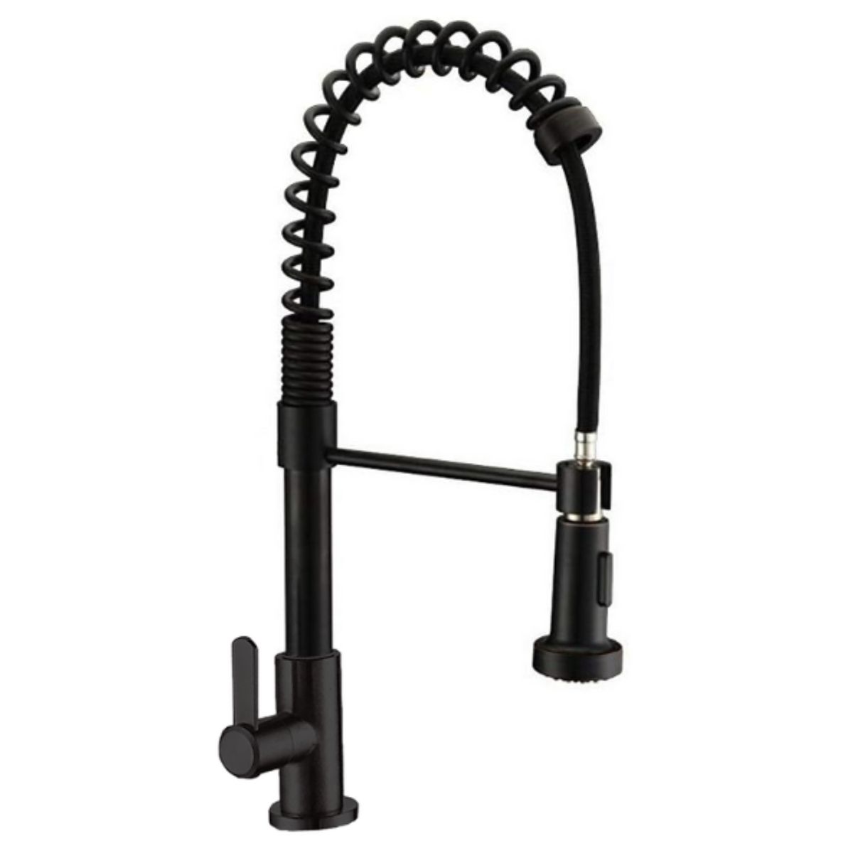 IMPORTADO MC - Llave Ganso de Lujo Para Cocina en Acero Inoxidable 304 Negro Mate