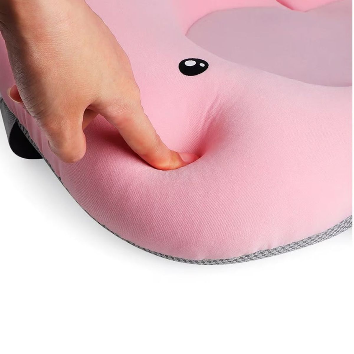 GENERICO - Almohadilla Cojín  Delfin para Tina de Baño rosado
