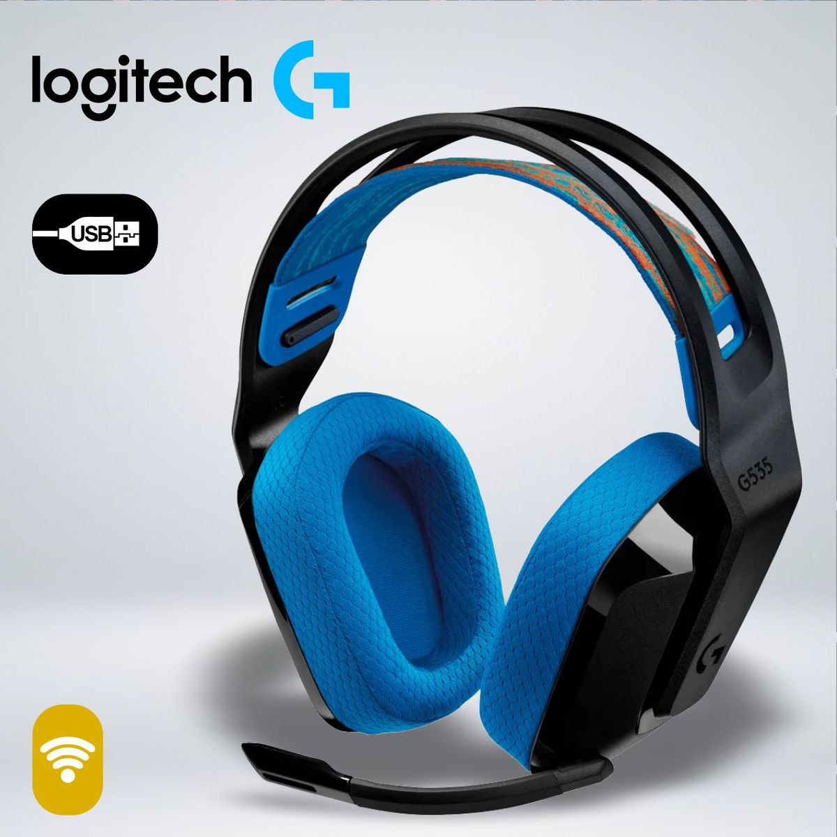 LOGITECH - AUDIFONO GAMER  G535 USB INALAMBRICO PLAY STATION 5 PC