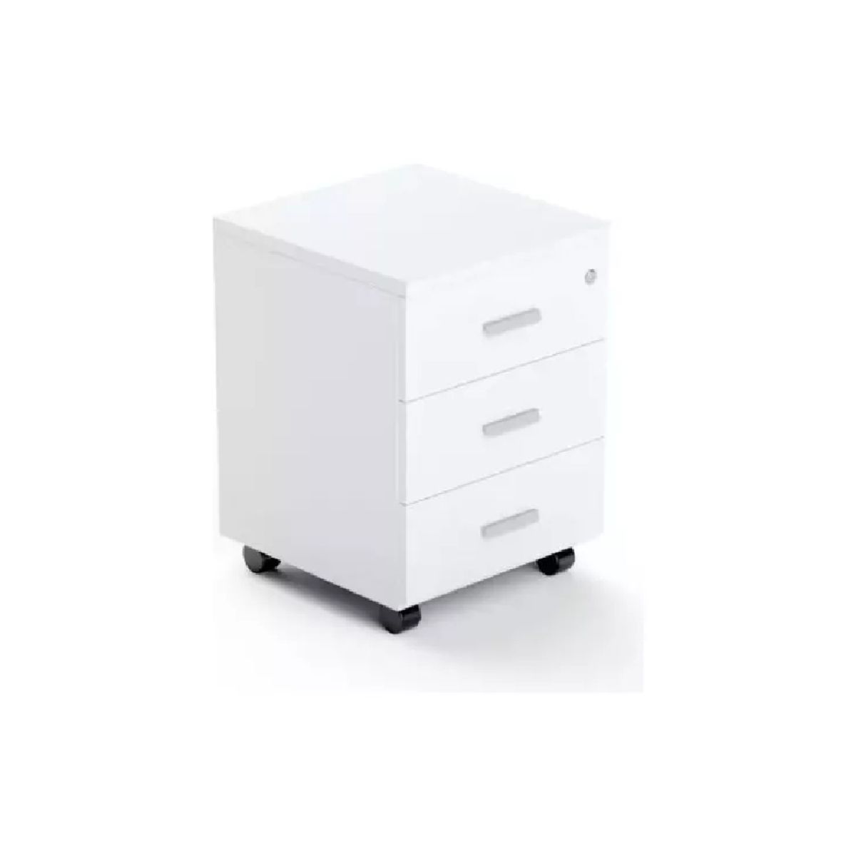 NACION MUEBLES - CAJONERA GINEVRA COLOR BLANCO CON RUEDAS NM