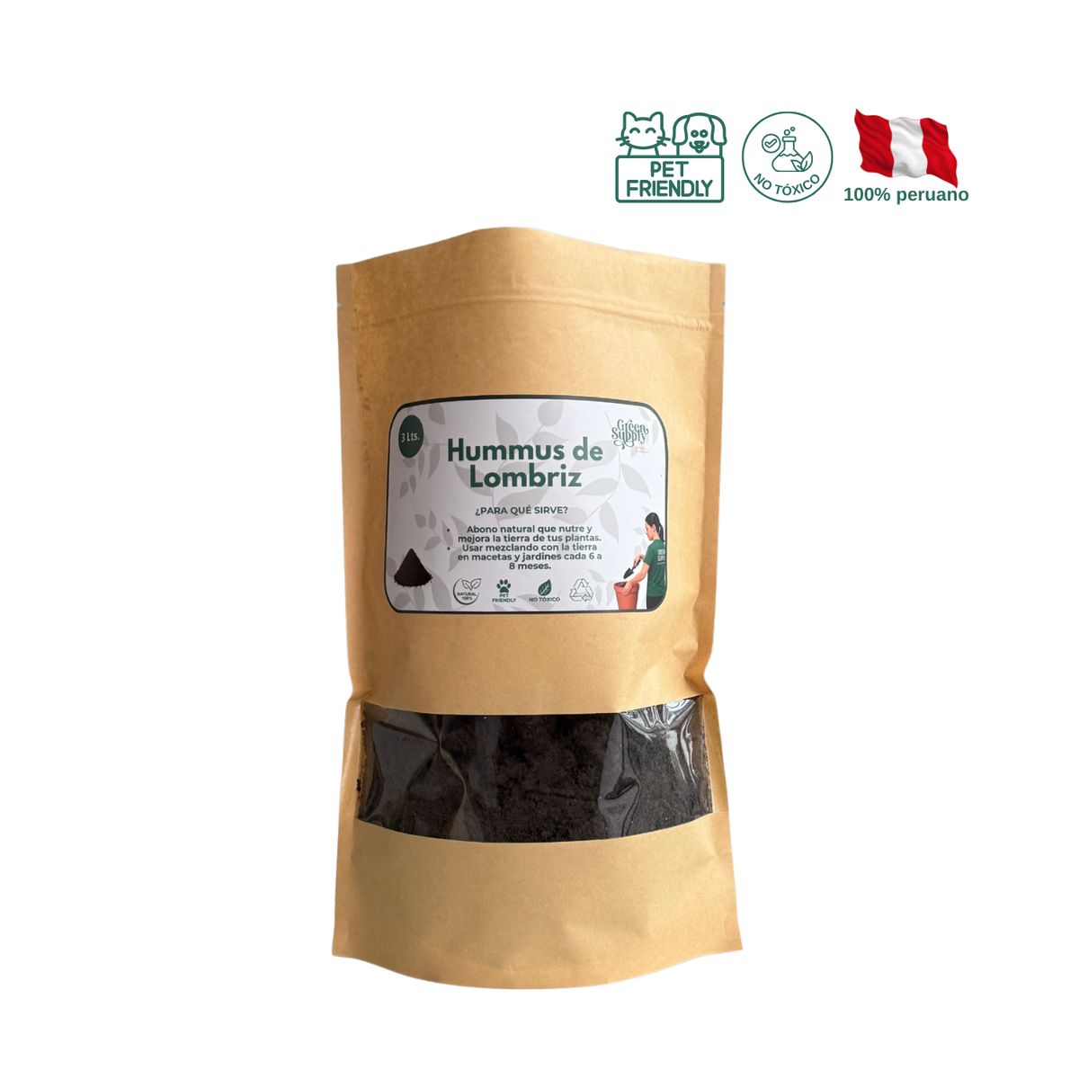 GREEN SUPPLY - Sustrato - Hummus 3lts