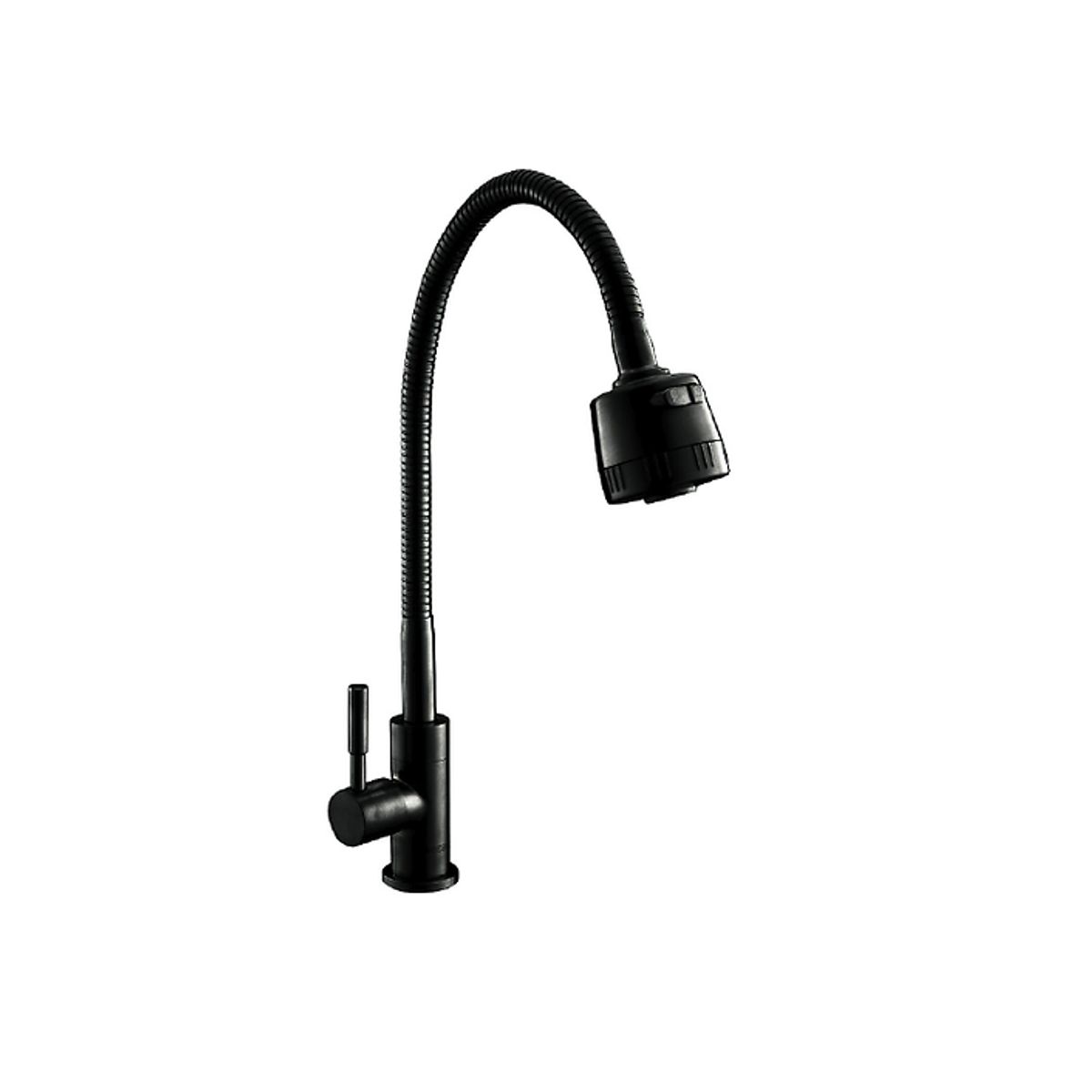 IMPORTADO MC - Llave Ganso Para Cocina en Acero 304 Negro
