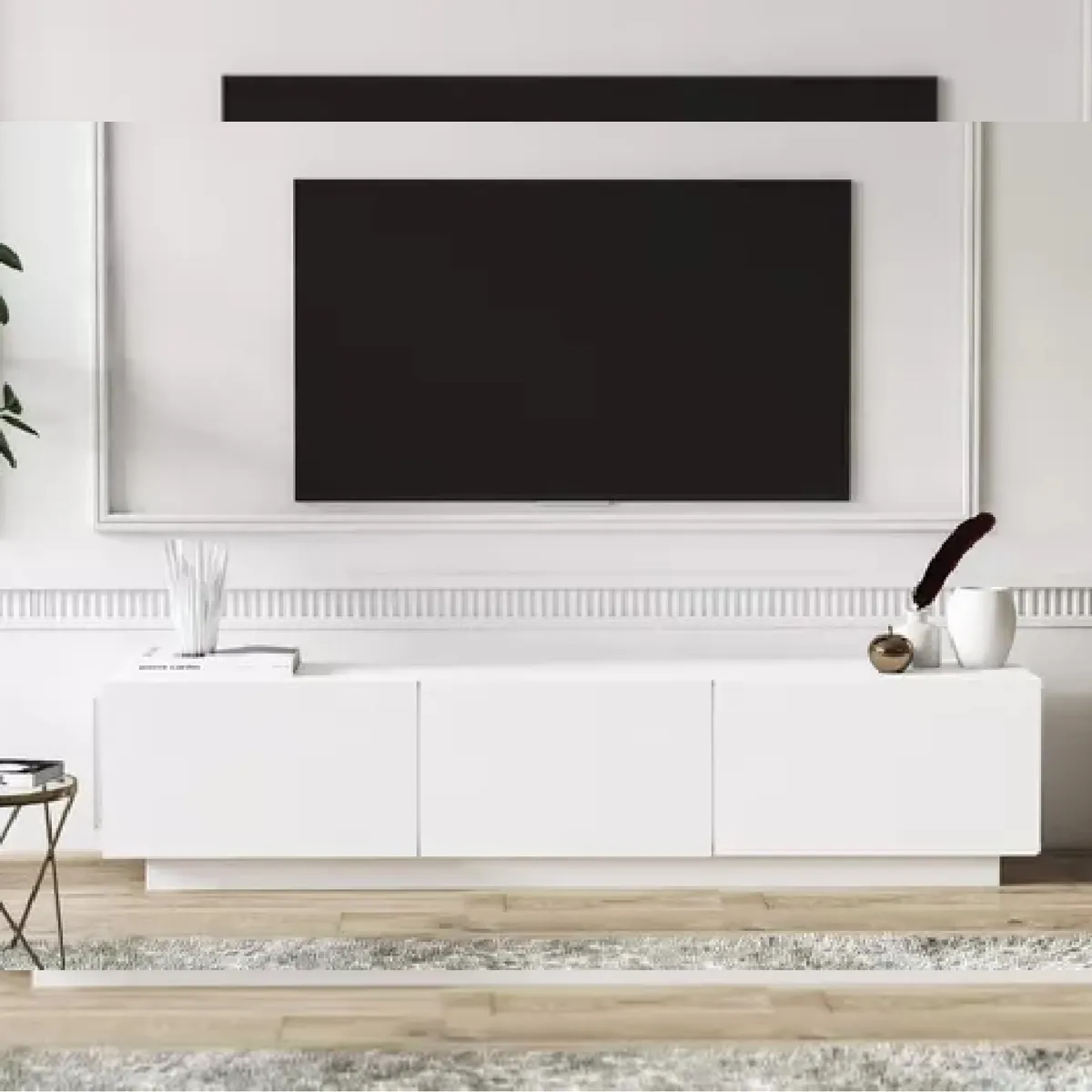 NACION MUEBLES - CENTRO DE ENTRETENIMIENTO GIORGIA COLOR BLANCO NM