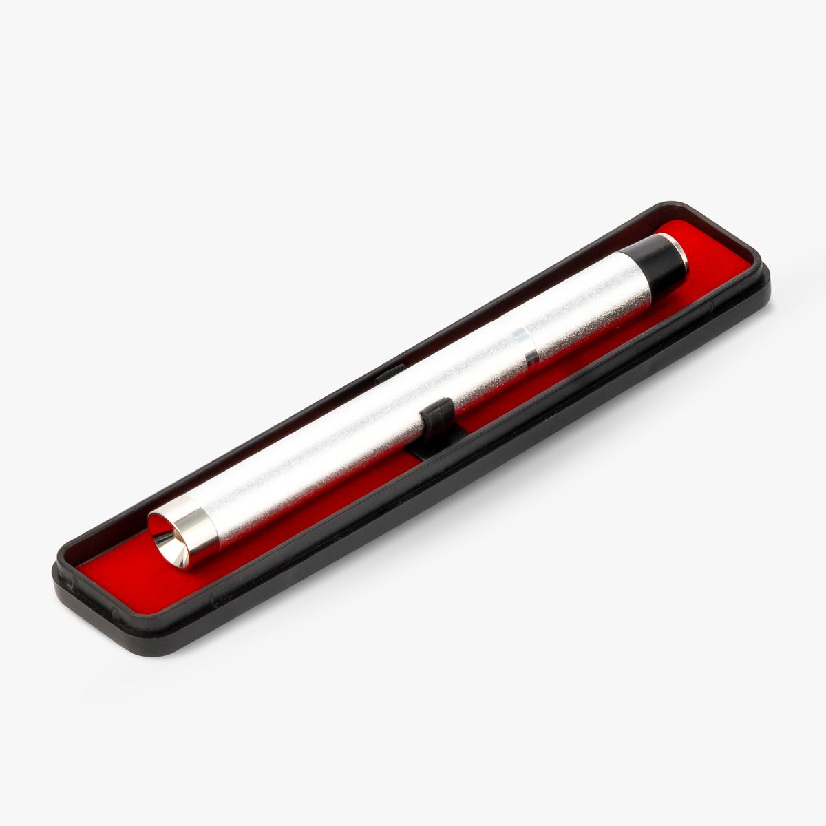 GENERICO - Linterna de Diagnóstico Diseño Lapicero con Estuche - Silver