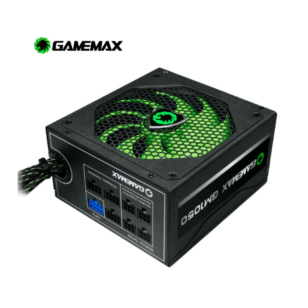 GAMEMAX - FUENTE GAMEMAX GM MODULAR ATX POWER SUPPLY 1050W 80 PLUS SILVER