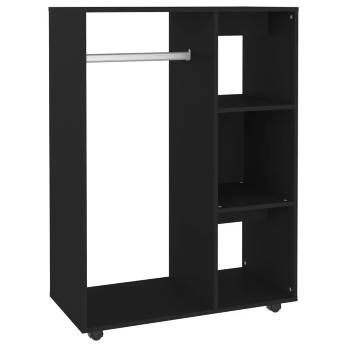 GENERICO - Armario Moderno Sato Negro R&R Muebles