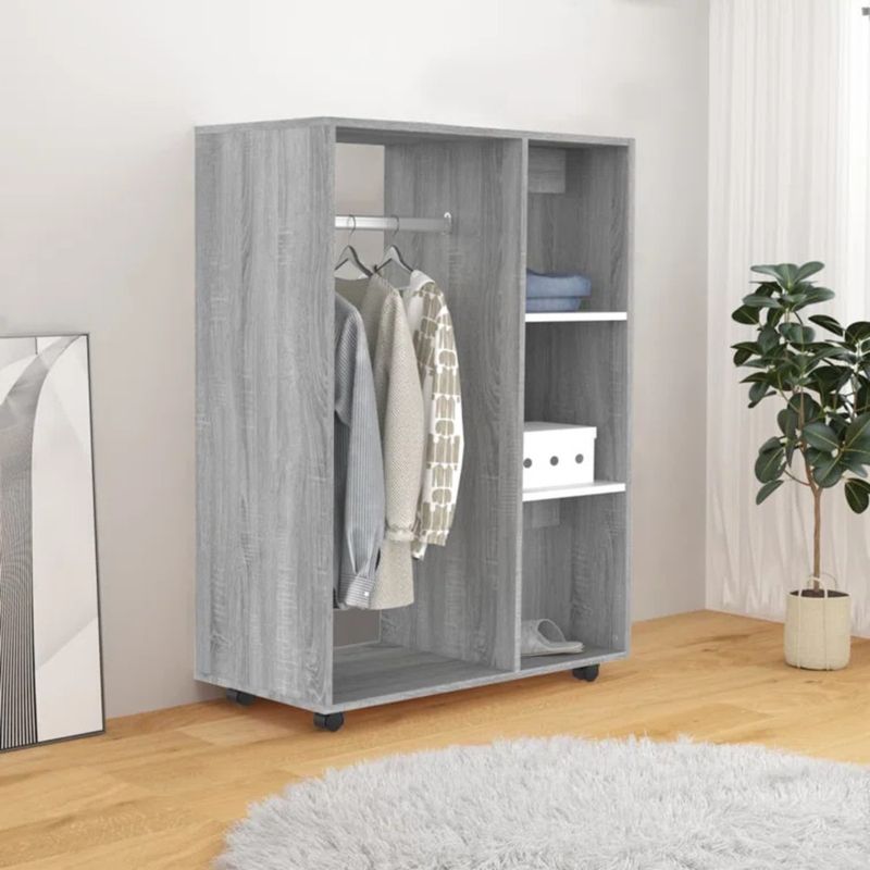 GENERICO - Armario Moderno Sato Gris R&R Muebles