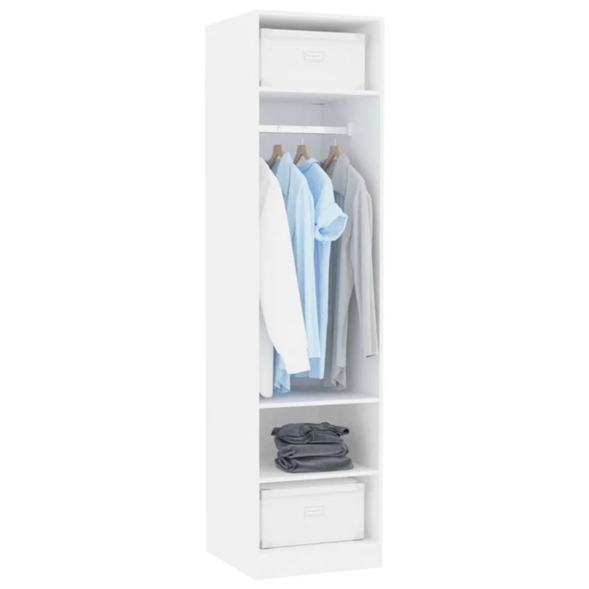 GENERICO - Armario Moderno Mako Blanco R&R Muebles