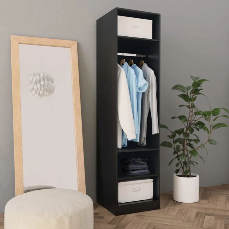 GENERICO - Armario Moderno Mako Negro R&R Muebles