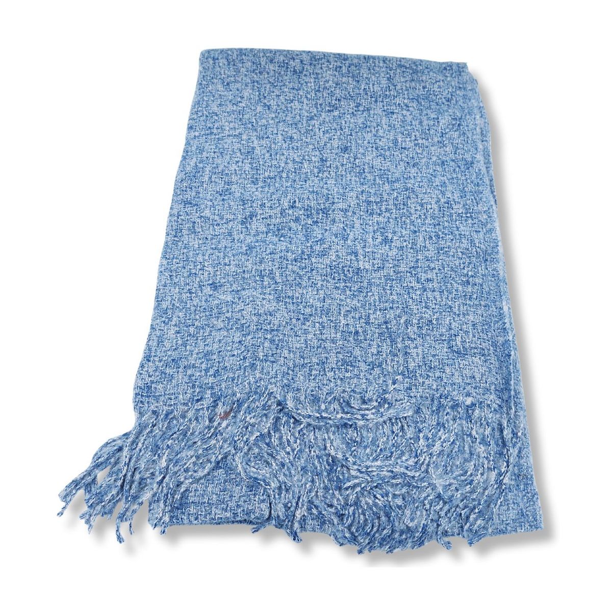 GENERICO - Maxi Bufanda Mujer Color Entero Azul