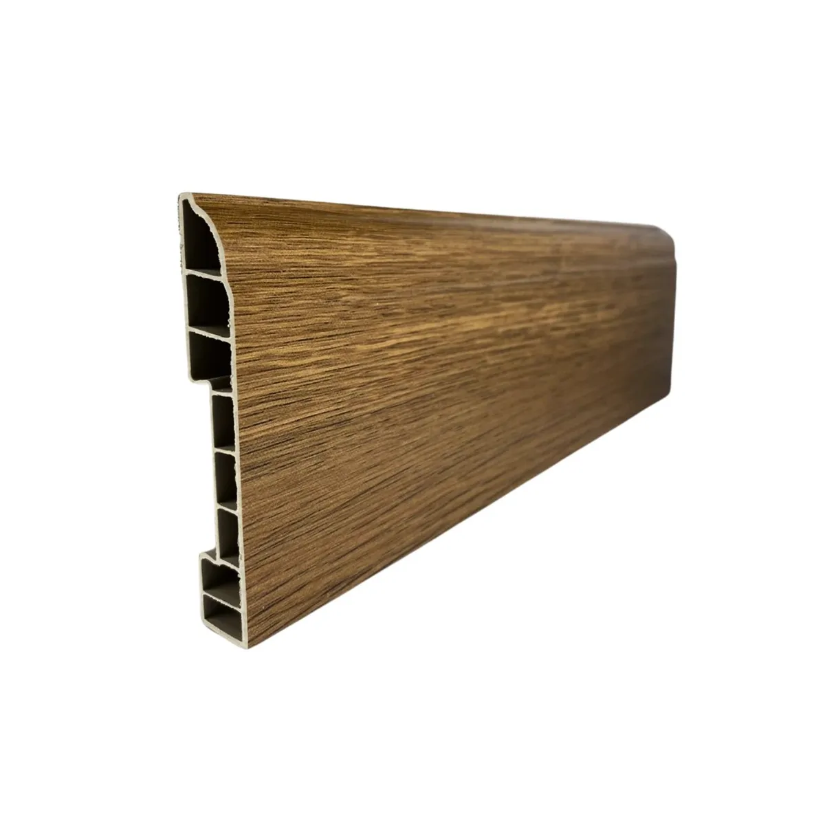 BALEXPO - Zocalo PVC Roble Miel 8cm alto Listón 240cm