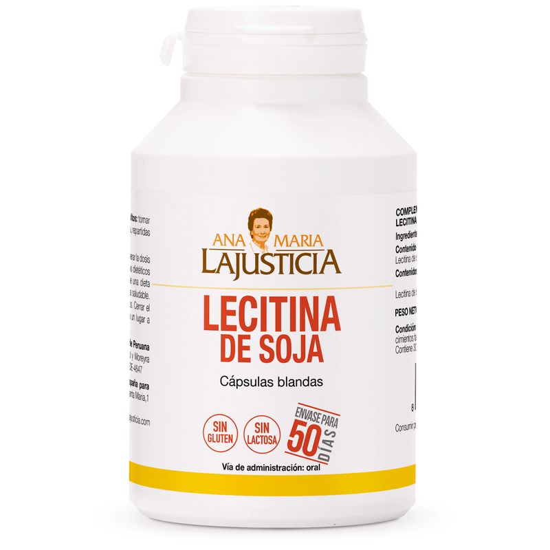 ANA MARIA LAJUSTICIA - LECITINA DE SOJA Cero Colesterol 300 cápsulas blandas