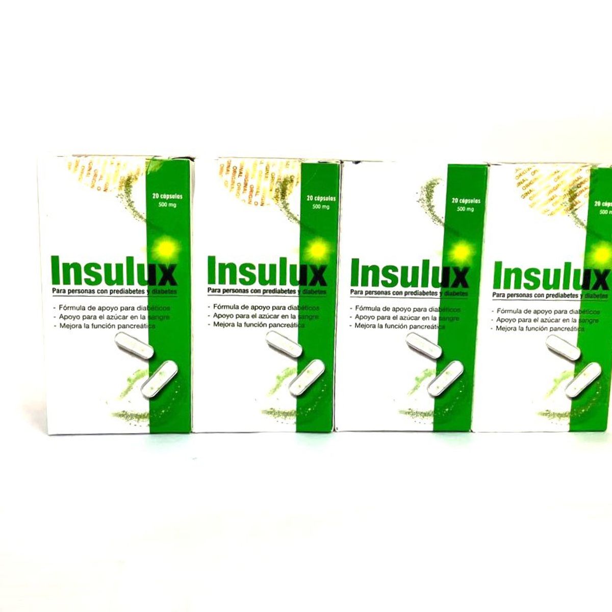 GENERICO - INSULUX SUPLEMENTO ALIMENTICIO PARA PERSONAS CON PREDIABETES Y DIABETES Pack 3