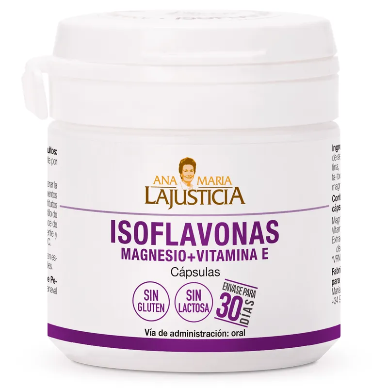 ANA MARIA LAJUSTICIA - ISOFLAVONAS CON MAGNESIO + VITAMINA E  30 cápsulas