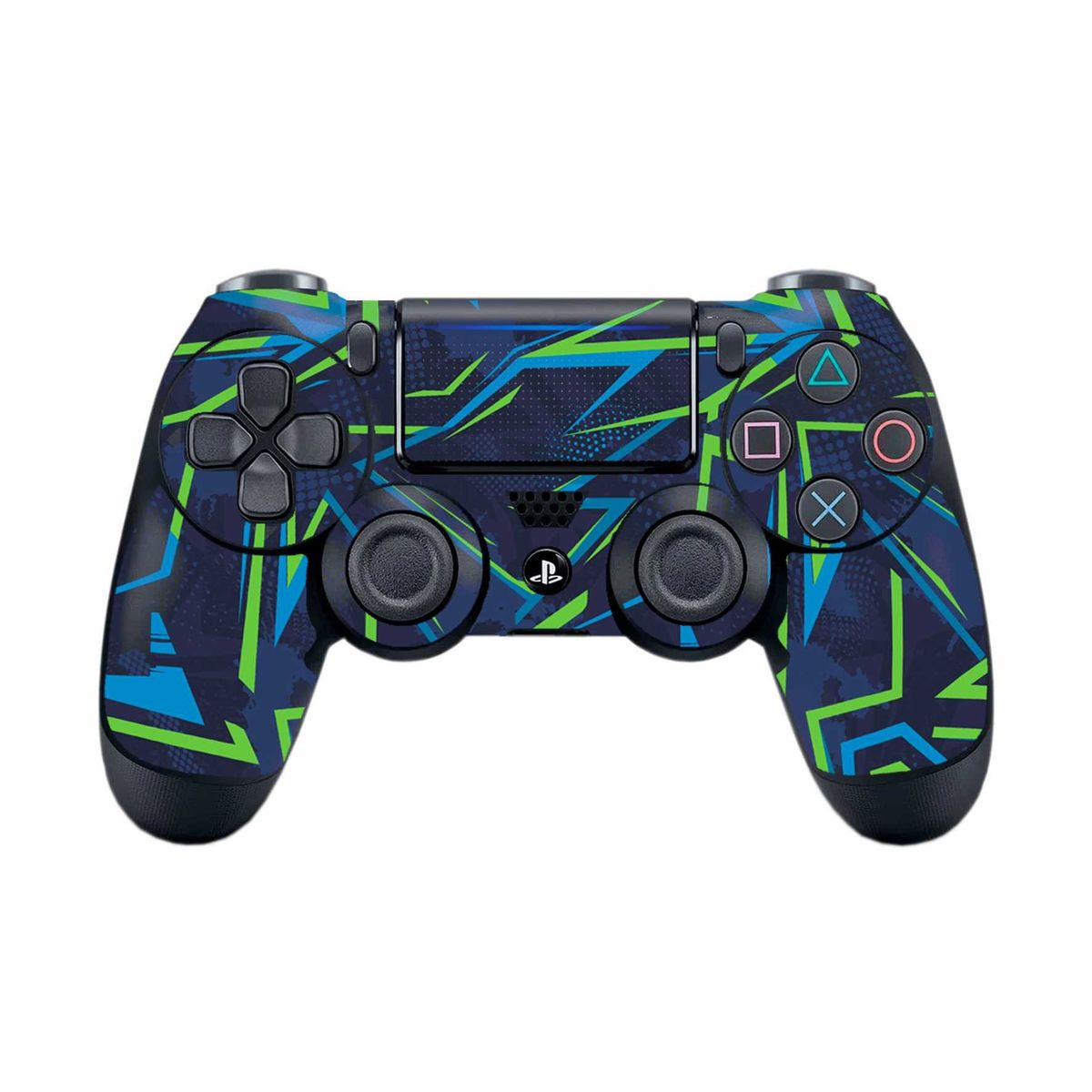 GENERICO - Skin Adhesivo Abstracto lineas azul para Ps4 Pro