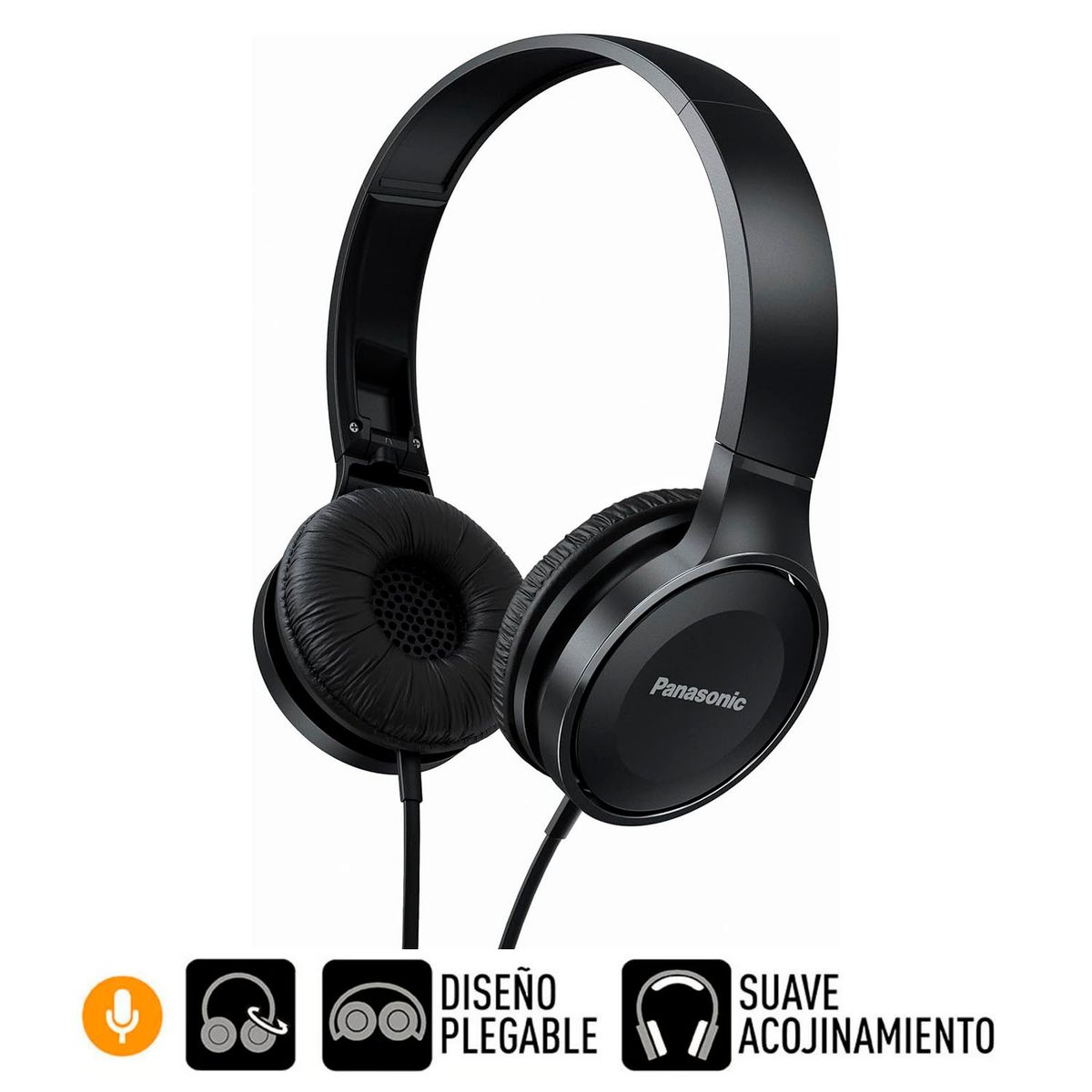 PANASONIC - Audífonos On Ear Panasonic RP-HF100M Negro