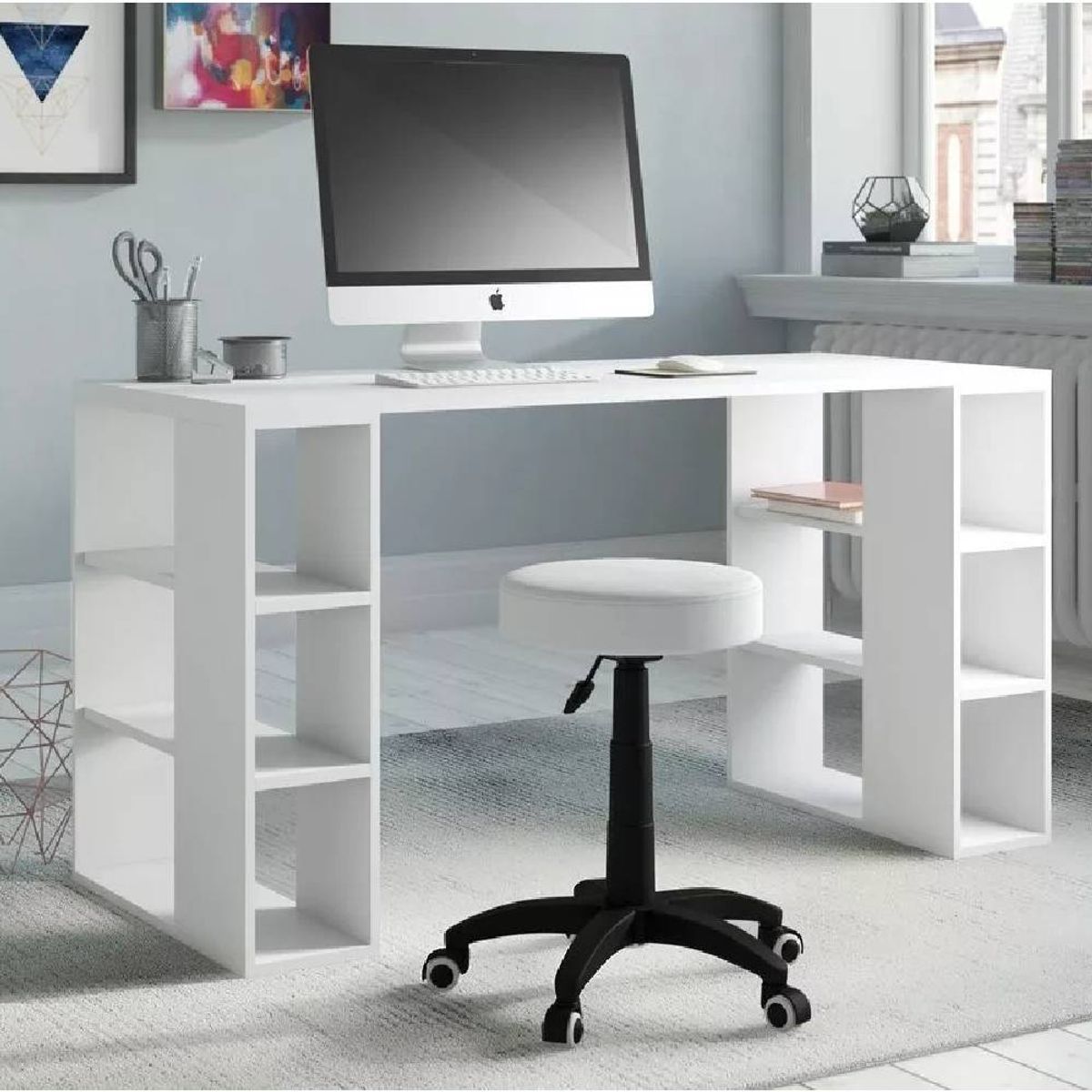 NACION MUEBLES - ESCRITORIO ANNA COLOR BLANCO NM