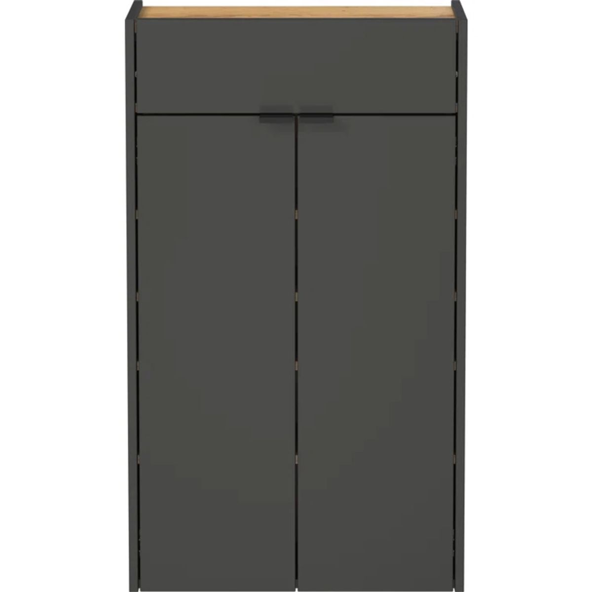 GENERICO - Zapatera Moderna Shozo Negro R&R Muebles