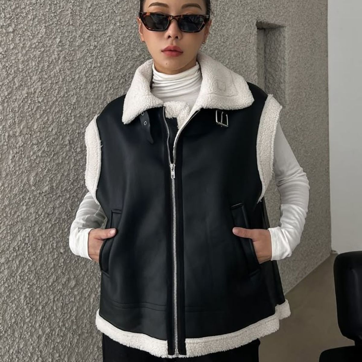 AMA OUTFITTERS - CHALECO AVIADOR TRENDY